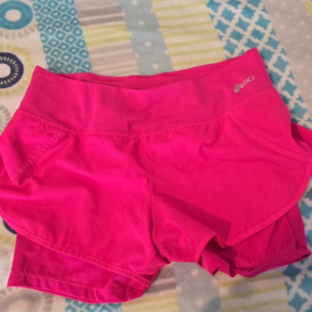 Asics Fuchsia Sports Shorts